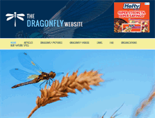 Tablet Screenshot of dragonflywebsite.com